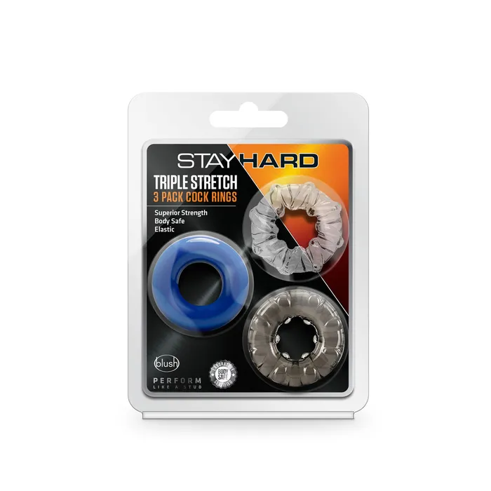 Anelli Fallici Blush Stay Hard Multicolore | Blush Dildos