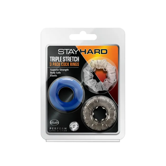 Anelli Fallici Blush Stay Hard Multicolore | Blush Dildos