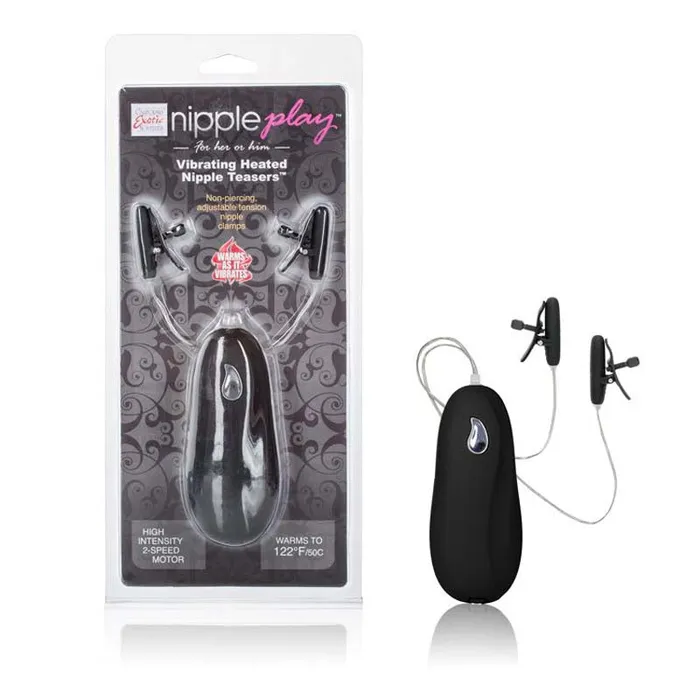 California Exotic Nipple Play Vibrating Heated Nipple Teasers Couples
