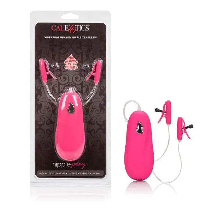 California Exotic Nipple Play Vibrating Heated Nipple Teasers | Couples