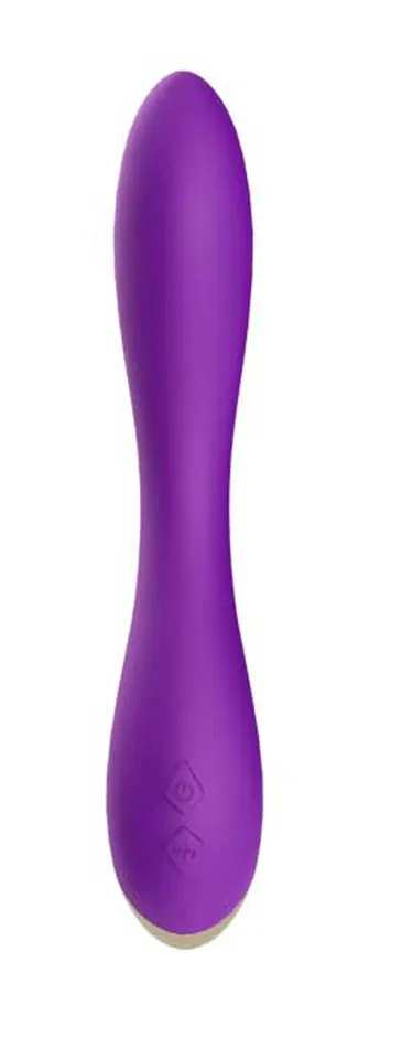 Delfi Toys Vibrators | The Wave - Flamingo - Lange en Slanke G-Spot Vibrator - Paars