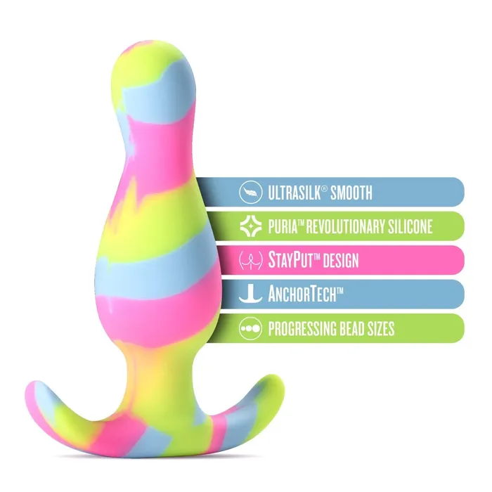Honey’s Toy Vibrators | 美國Blush Avant | Kaleido Lime：Artisan 3 吋錐形 Stayput 肛塞