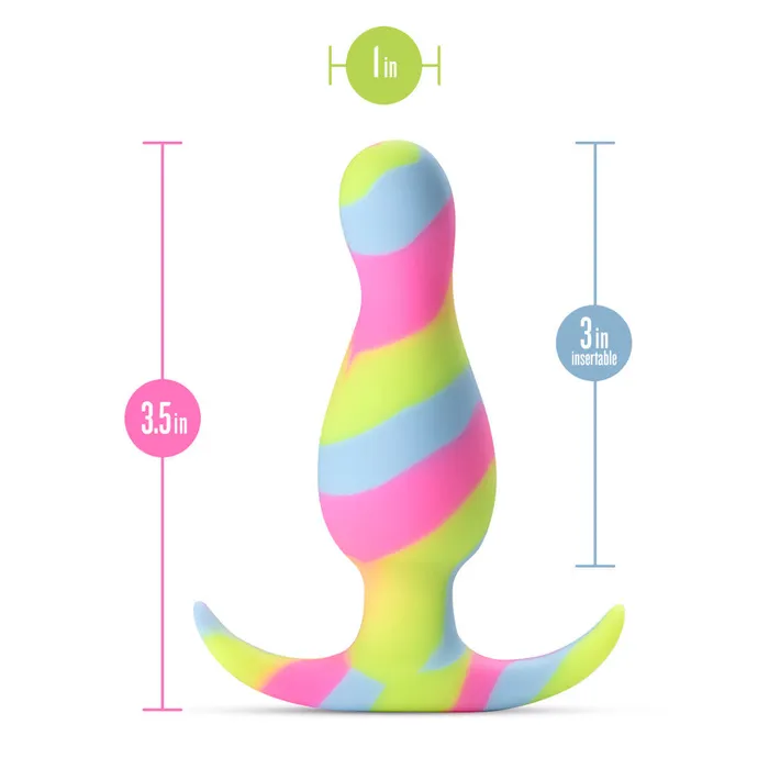 Honey’s Toy Vibrators | 美國Blush Avant | Kaleido Lime：Artisan 3 吋錐形 Stayput 肛塞