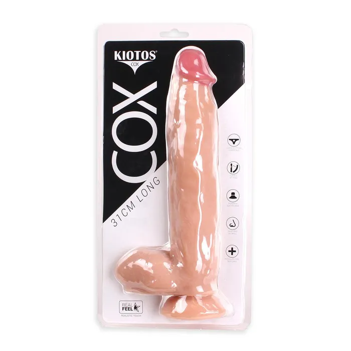 Kiotos Cox - Dildo 31 x 6 cm - Lichte Huidskleur | Kiotos COX Dildos