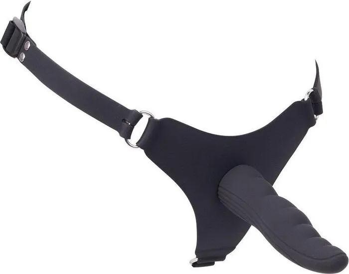 Kiotos Female Sex Toys | Silcone Strap-On Milano - Nero, 14 cm.