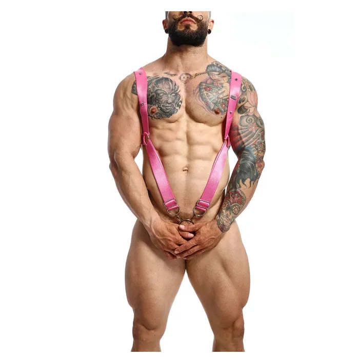 MaleBasics Corp DNGEON Straight Back Harness by MOB | Female Sex Toys