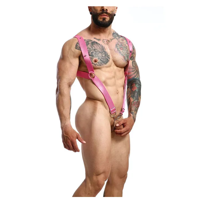 MaleBasics Corp DNGEON Straight Back Harness by MOB | Female Sex Toys