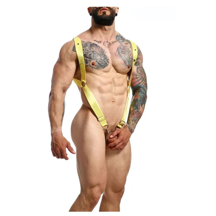 MaleBasics Corp DNGEON Straight Back Harness by MOB | Female Sex Toys