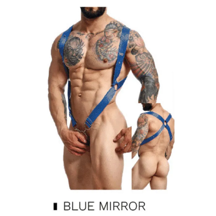 MaleBasics Corp DNGEON Straight Back Harness by MOB | Female Sex Toys