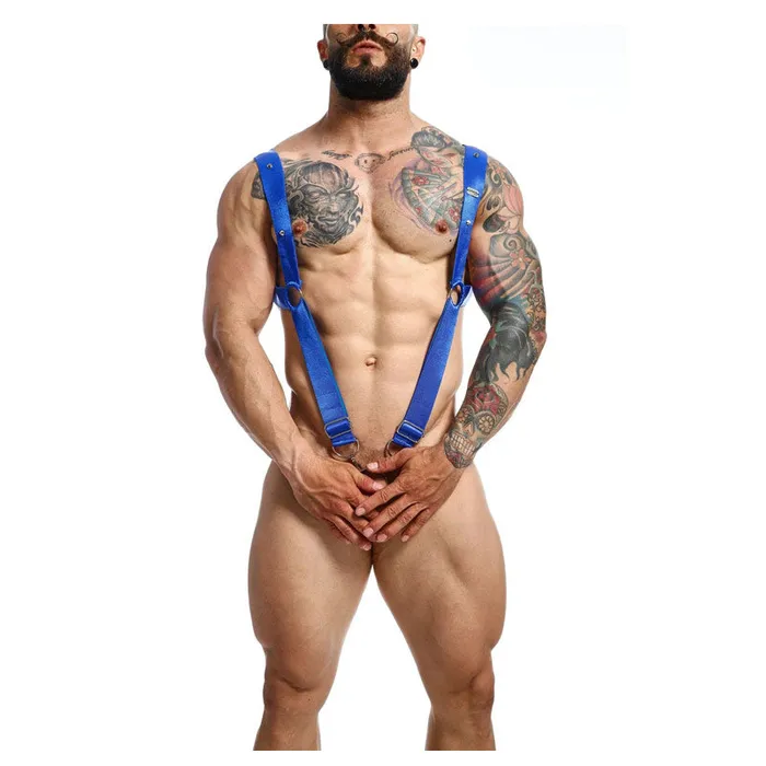 MaleBasics Corp DNGEON Straight Back Harness by MOB | Female Sex Toys