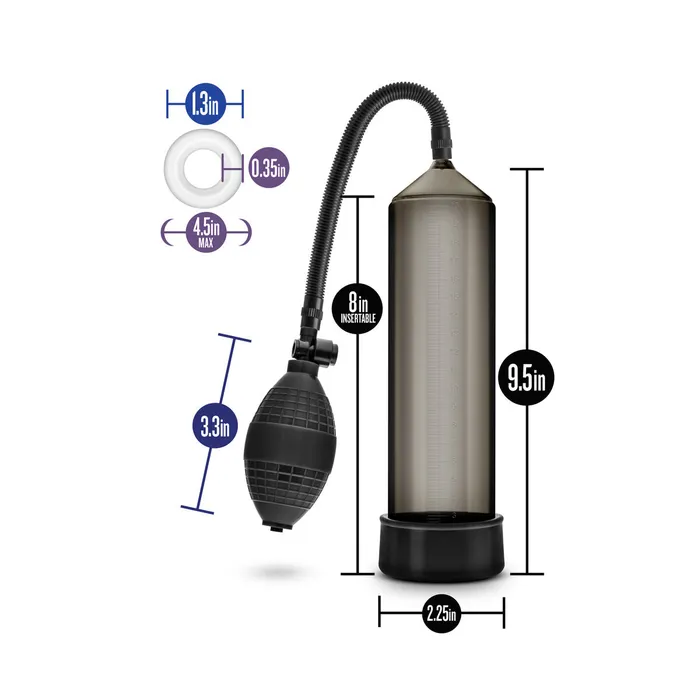 Pompa per Pene Blush Performance VX101 Nero | Blush Vibrators