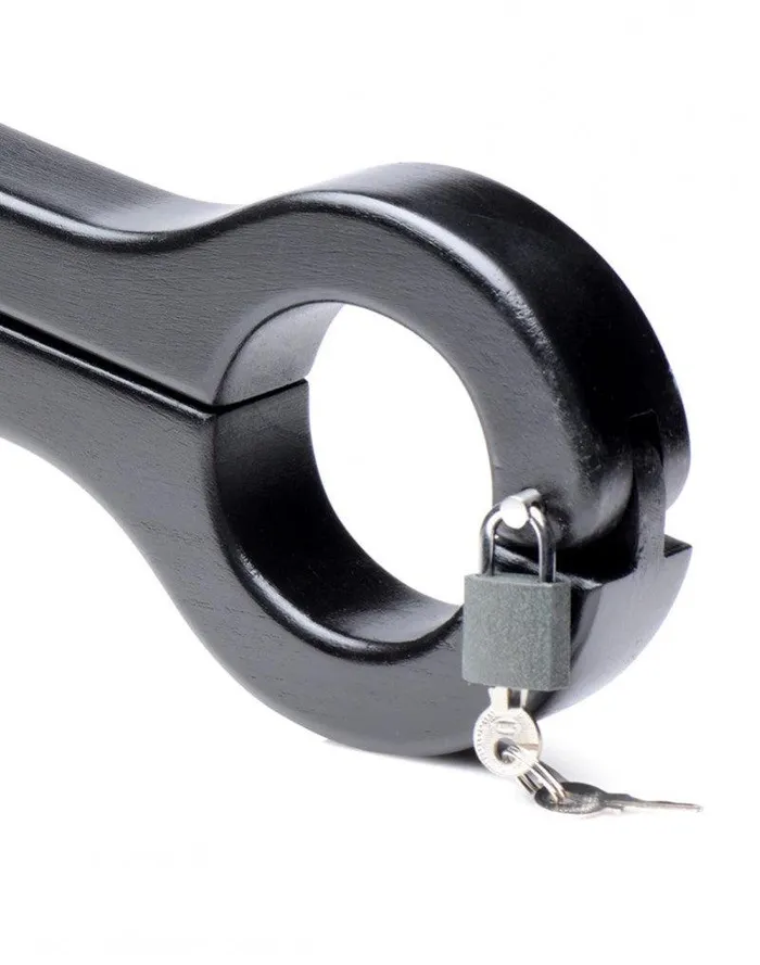Rimba Rimba - Humbler - Ballenspreider -  Houten Humbler Met Polsboeien En Slotjes | Vibrators