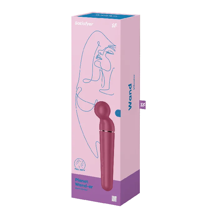 Satisfyer Vibrators | Planet Wand-er - Berry and Rosegold