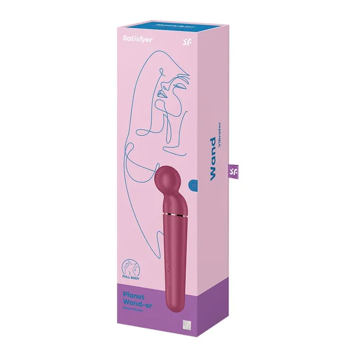 Satisfyer Vibrators | Planet Wand-er - Berry and Rosegold