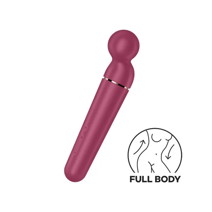 Satisfyer Vibrators | Planet Wand-er - Berry and Rosegold