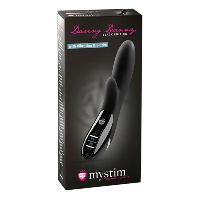 Vibratore Doppia Stimolazione Mystim Daring Danny Estim Nero | Mystim Vibrators