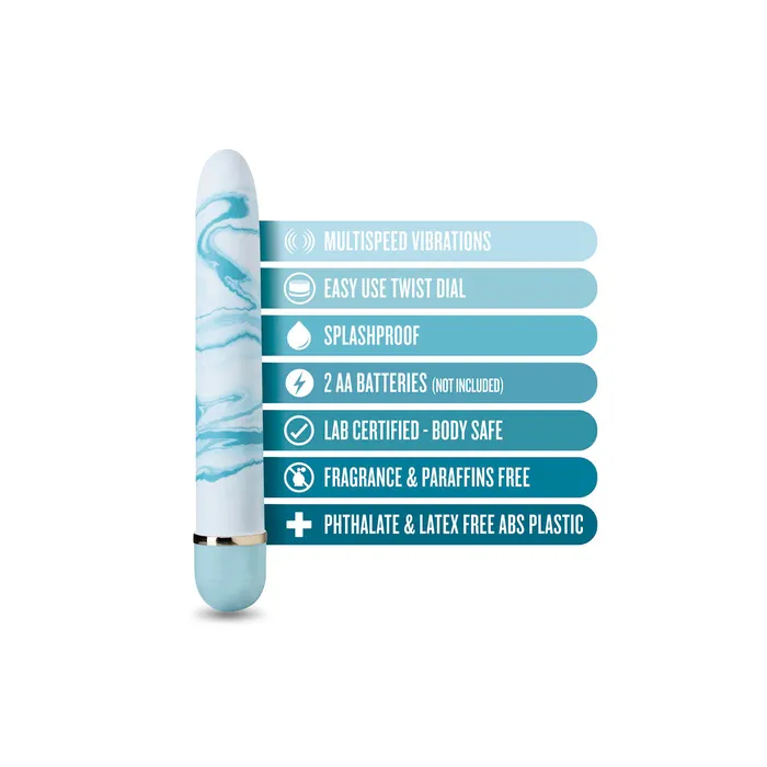 Vibrators | Blush Vibratore Mini Blush The Collection Azzurro